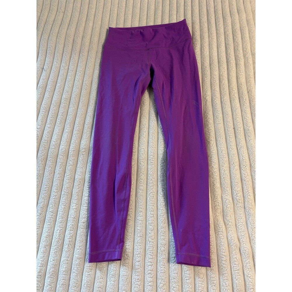 Lululemon Align Pockets Pants Womens 10 Purple Nylon Stretch Mid Rise